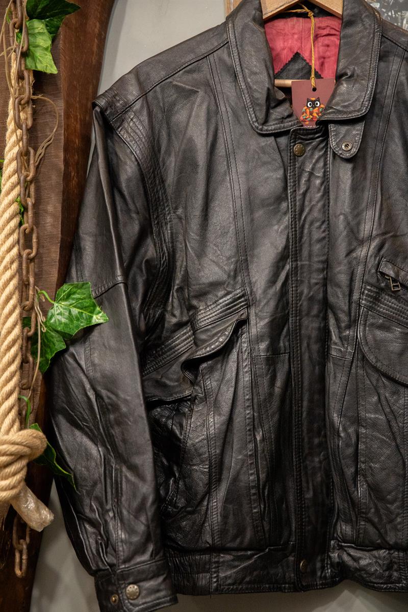Bomber American Deri Ceket