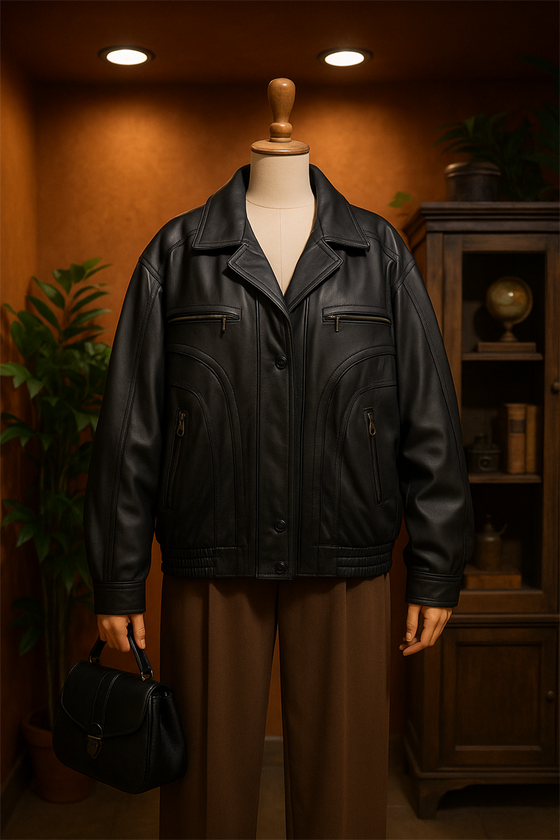 Bomber Classic Deri Ceket