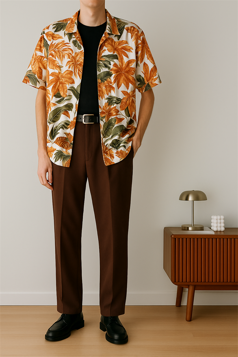 BREEZE Salaş Hawaii Gömlek