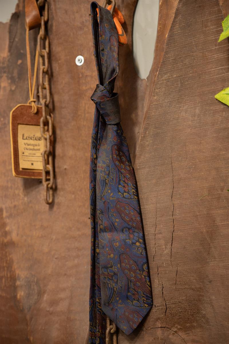 Bronze Paisley Silk Kravat