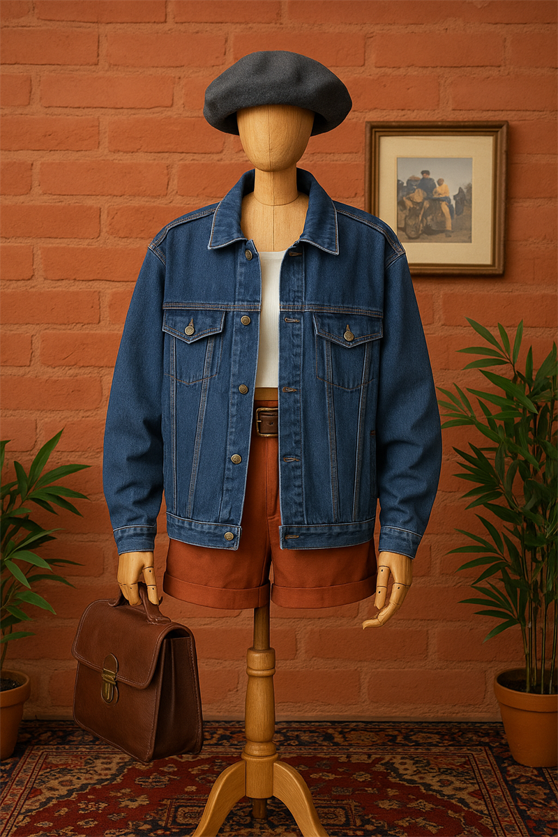 BROSS Jeans Kot Ceket