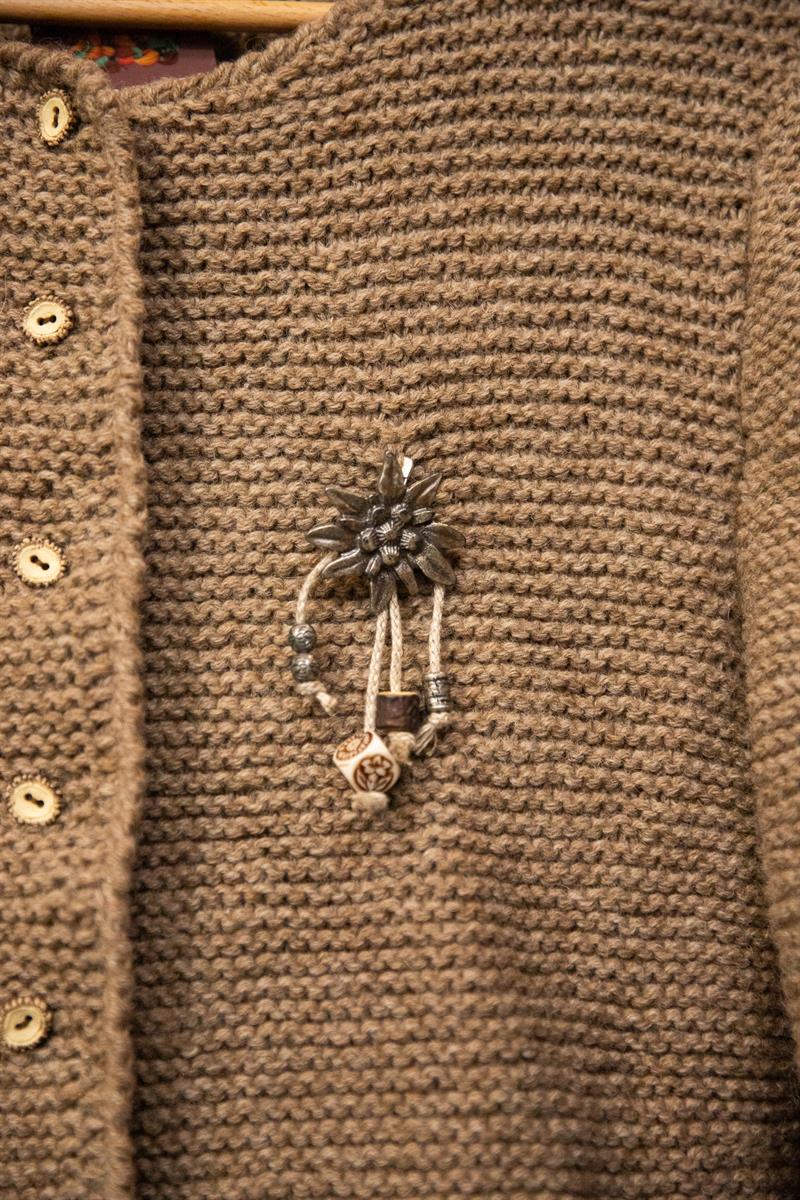 Brown Austrian Wool Ceket-Hırka