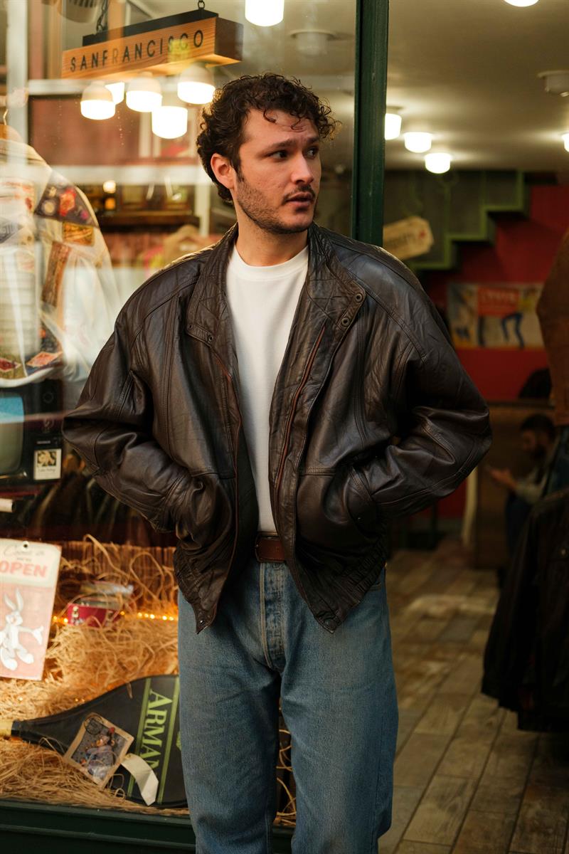 Brown Ton Bomber Unisex Deri Ceket