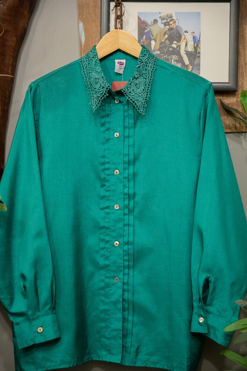 C&A Dantel Yaka Kadın Gömlek