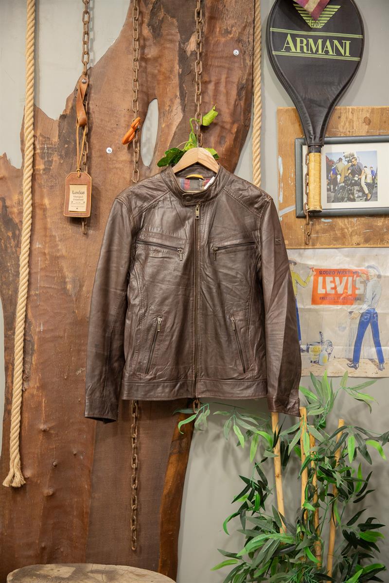 Camel Active Original Biker Deri Ceket