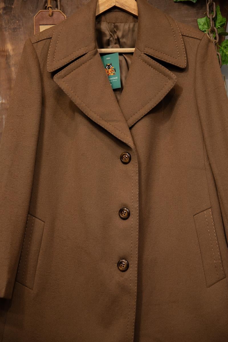 Camel Classic Oversize Kaşe Kaban