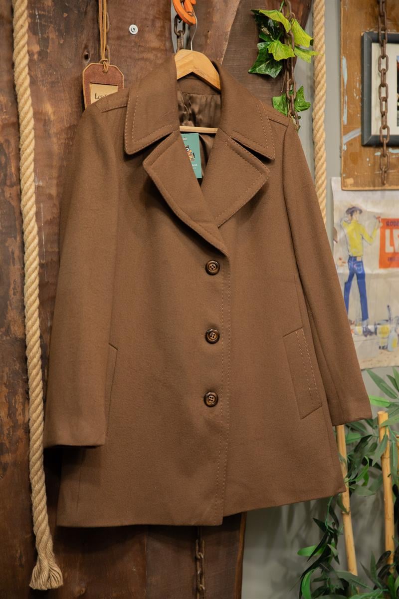 Camel Classic Oversize Kaşe Kaban