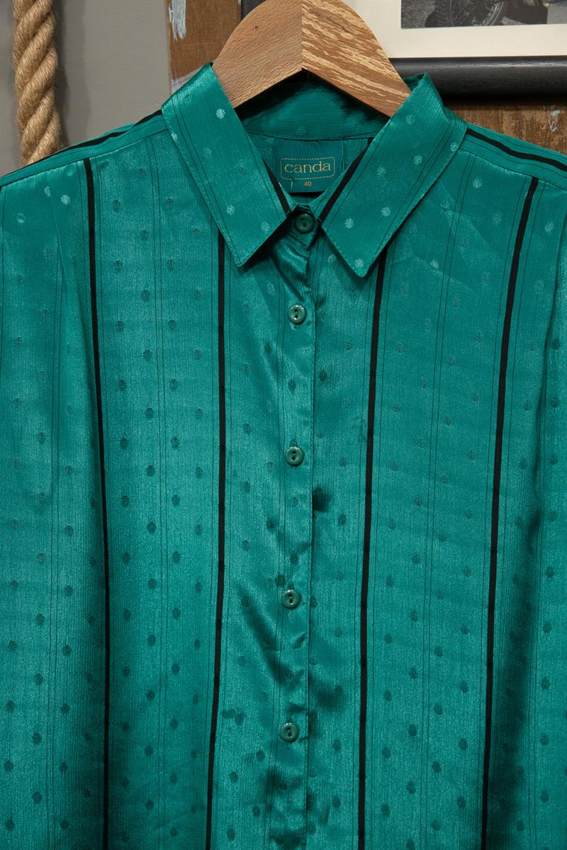 CANDA Vatkalı Kadın Gömlek