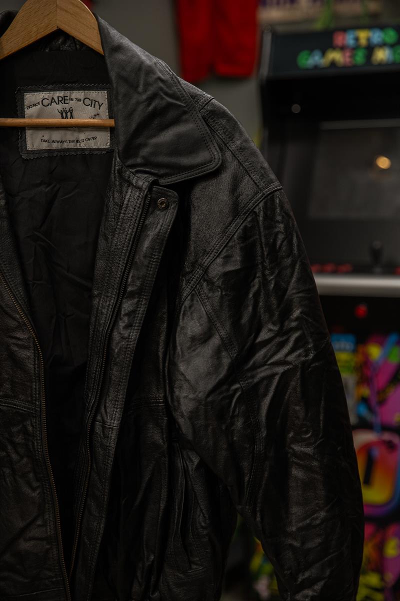 CARE IN THE CITY Bomber Deri Ceket