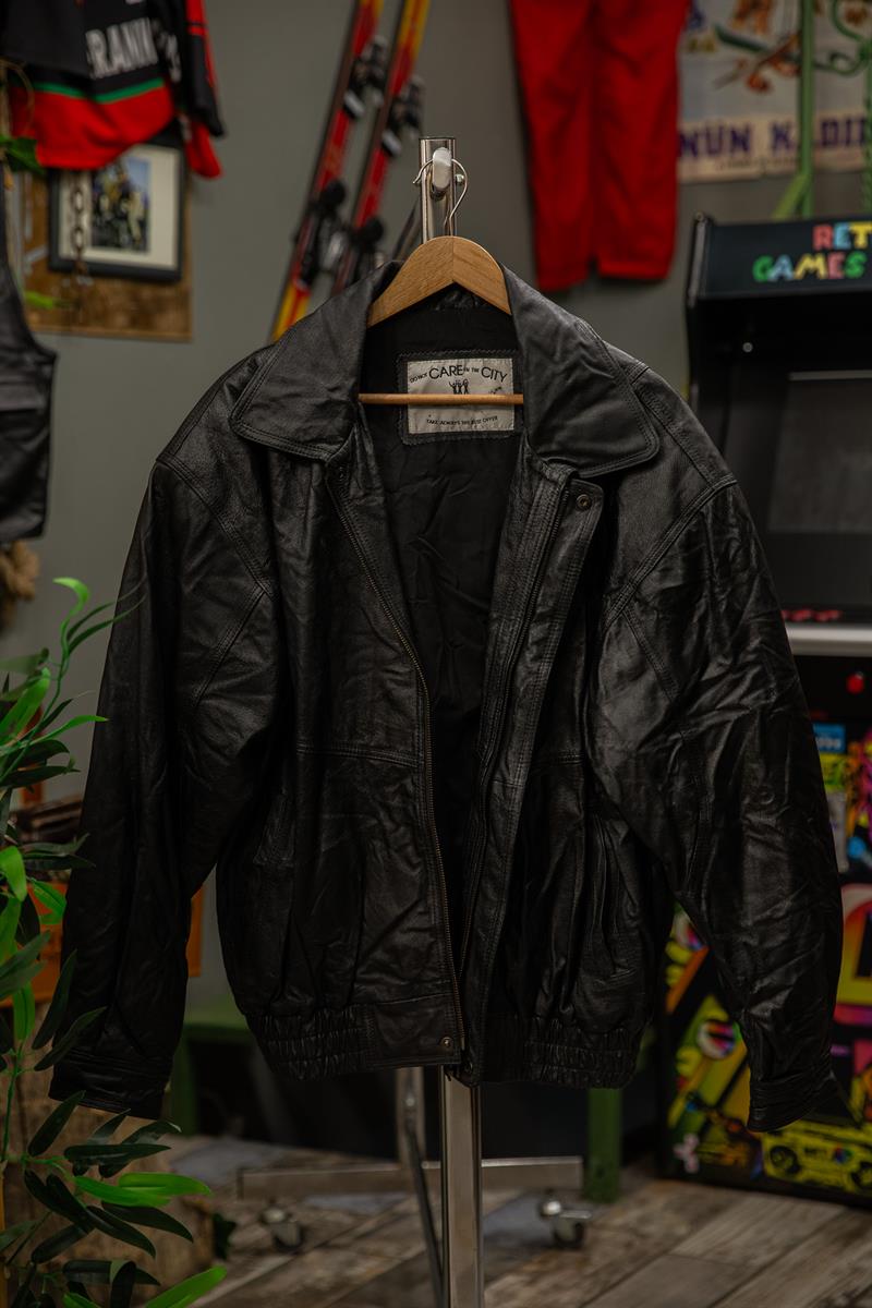 CARE IN THE CITY Bomber Deri Ceket