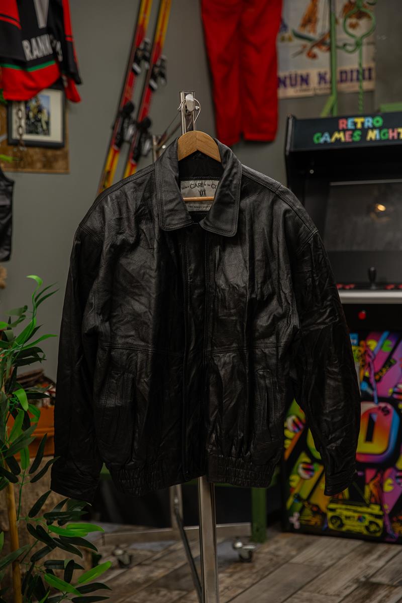 CARE IN THE CITY Bomber Deri Ceket