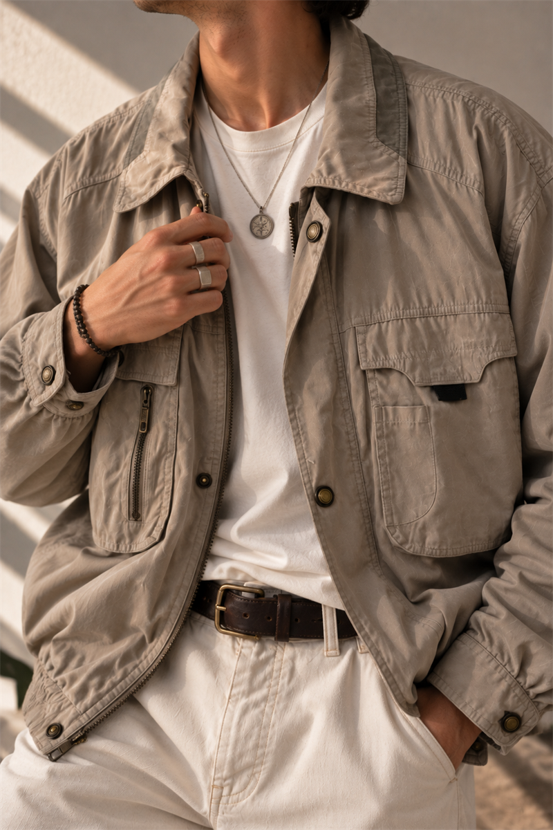 Casual Classic Harrington Ceket