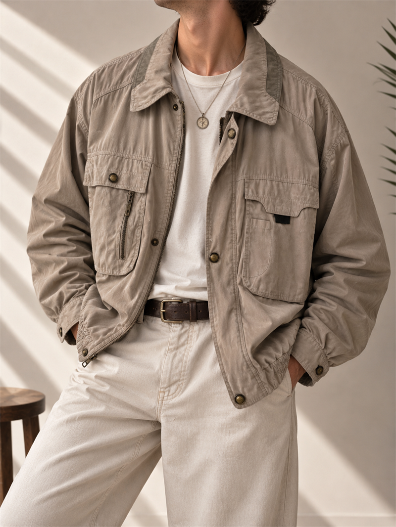 Casual Classic Harrington Ceket
