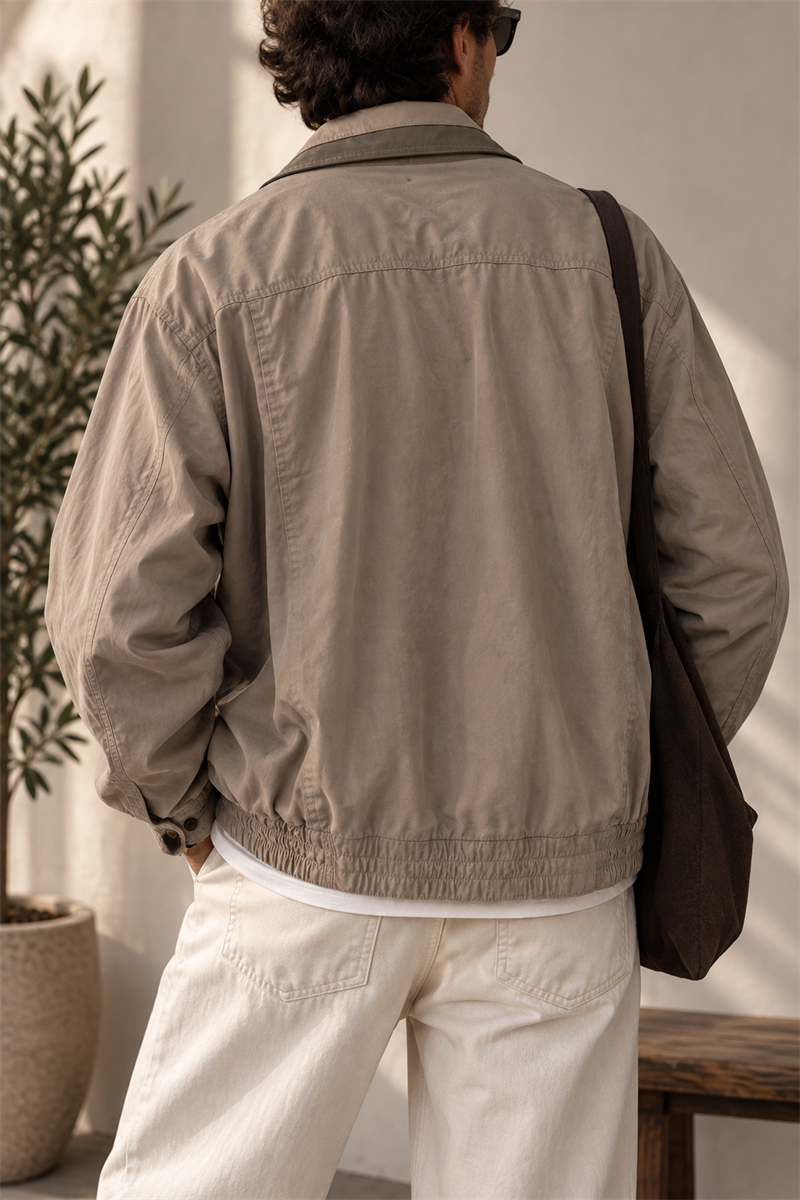 Casual Classic Harrington Ceket