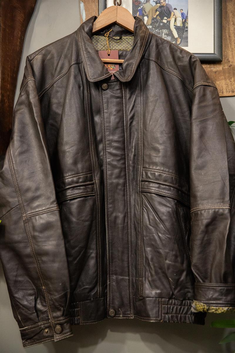 Casual DISTANCE Bomber Deri Ceket