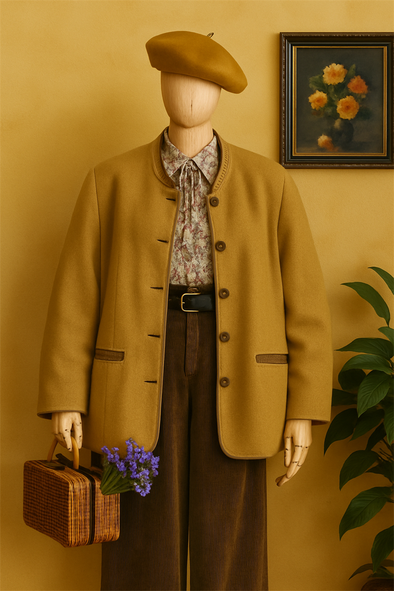 Casual Wool Elegance Ceket