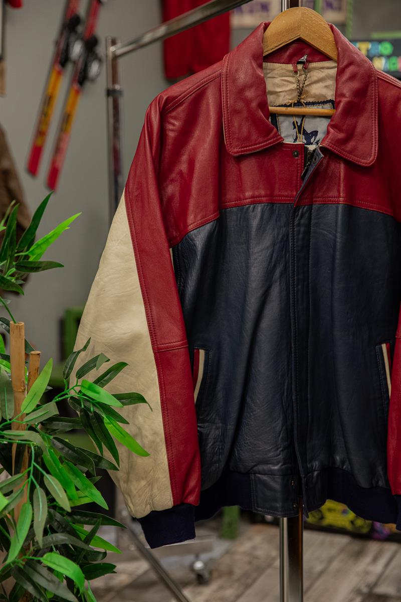 CHIEF HIGH HAWL Tasarım Bomber Unisex Deri Ceket