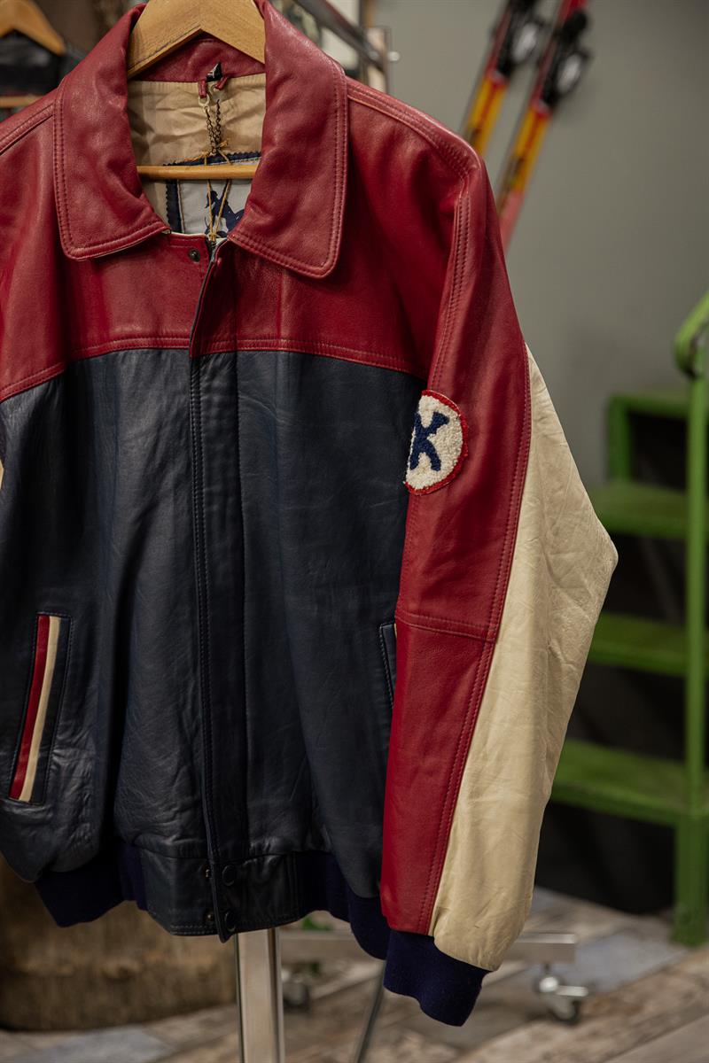 CHIEF HIGH HAWL Tasarım Bomber Unisex Deri Ceket