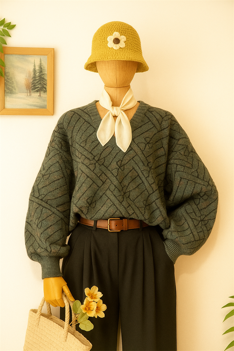 Classic 80s Wool Kazak