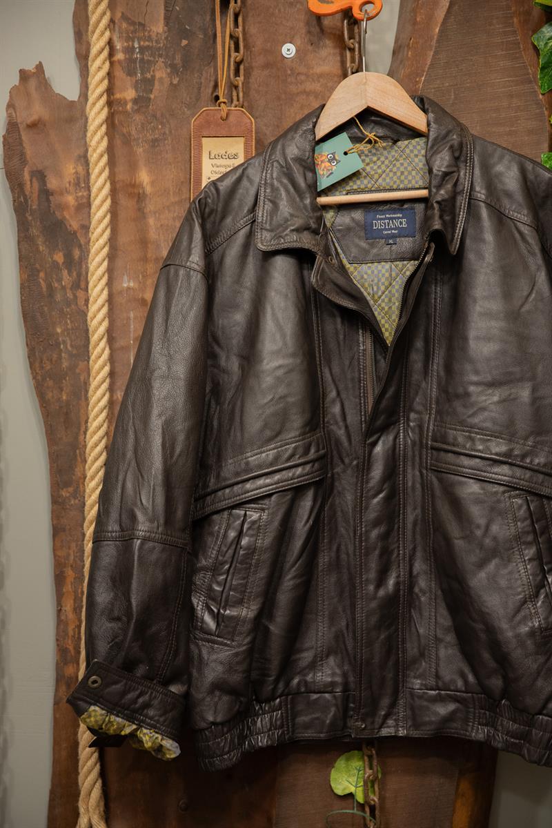 Classic 80s/90s Bomber Deri Ceket