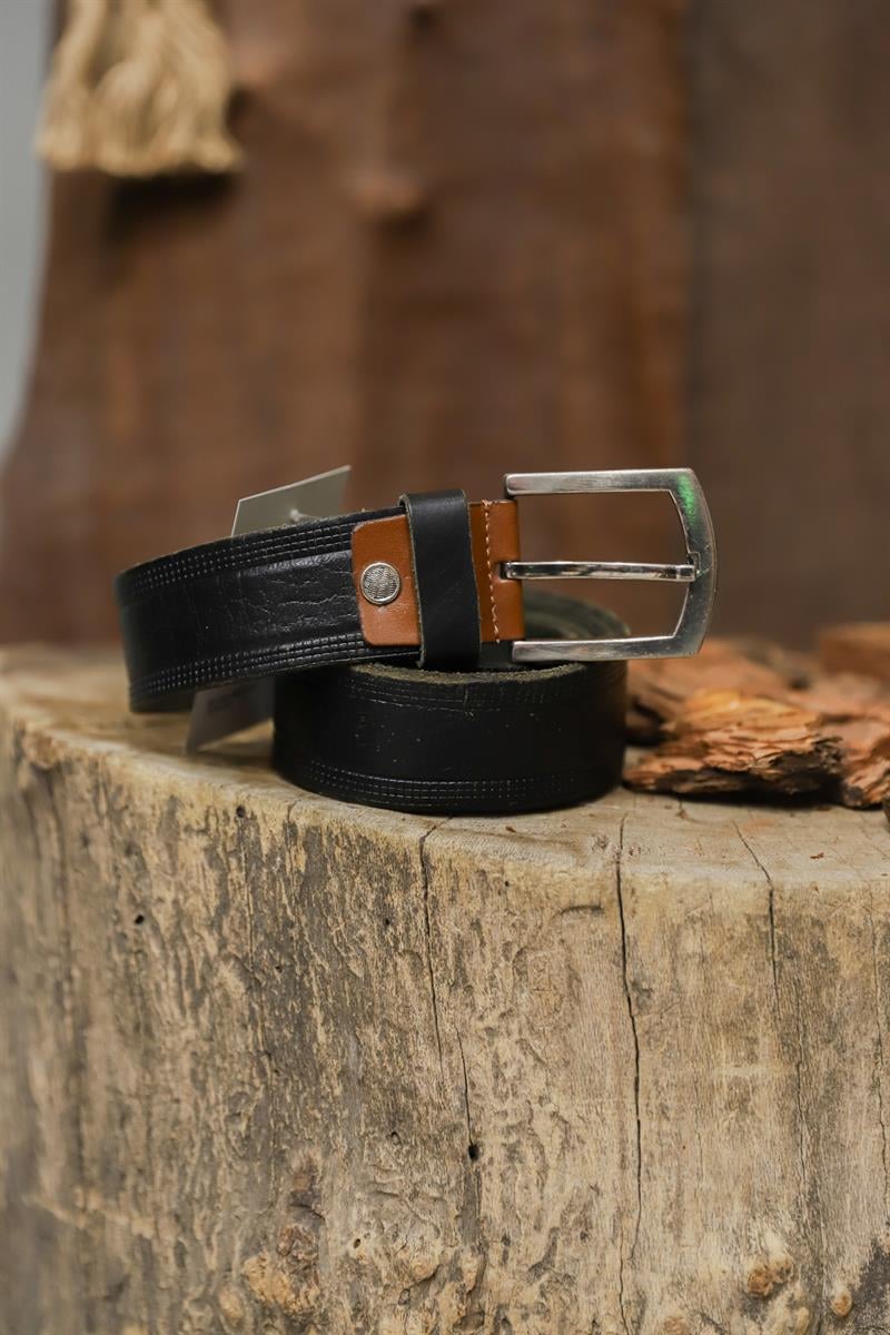 Classic 90s Eskitme Deri Kemer