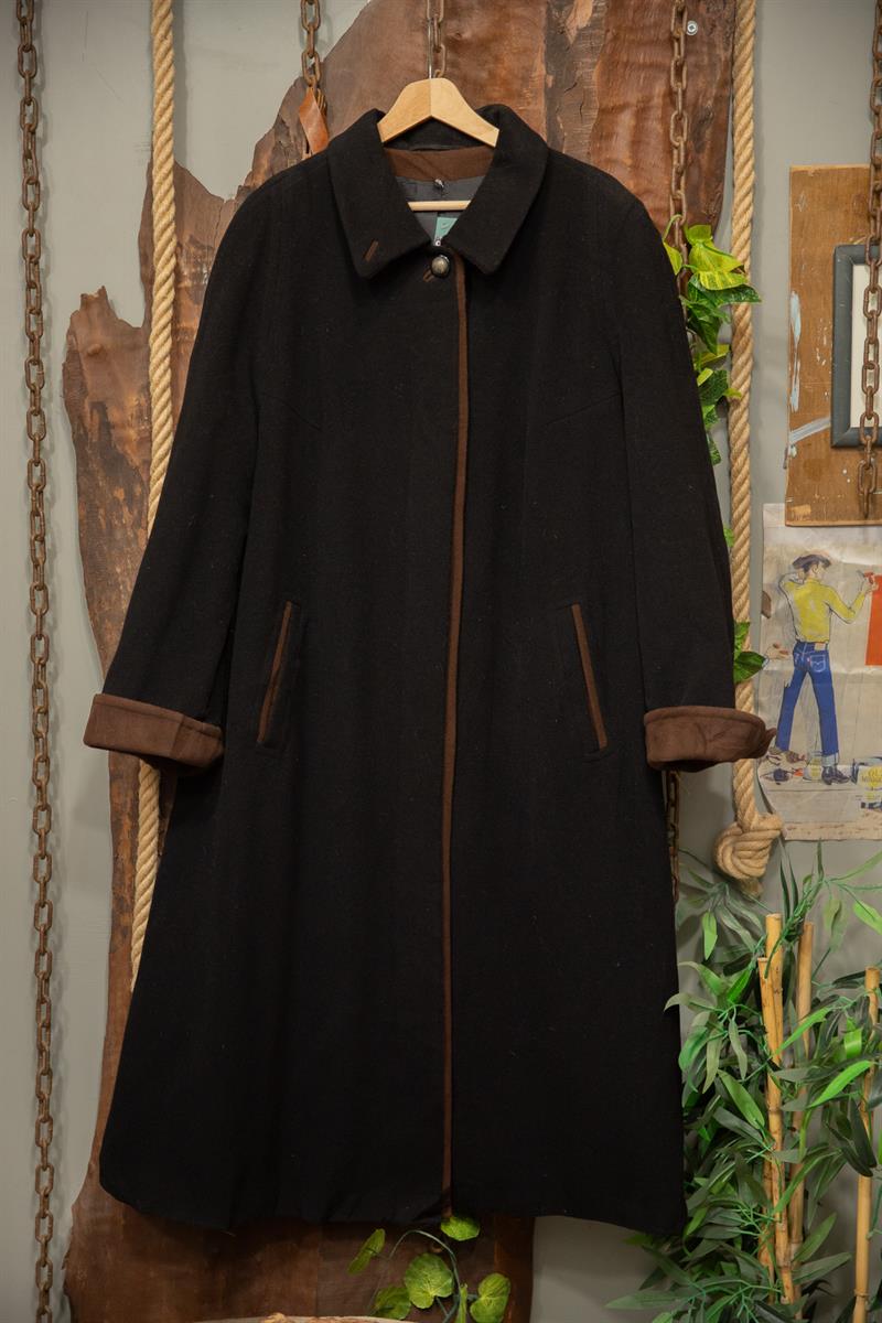 Classic 90s Wool Kaşe Kaban