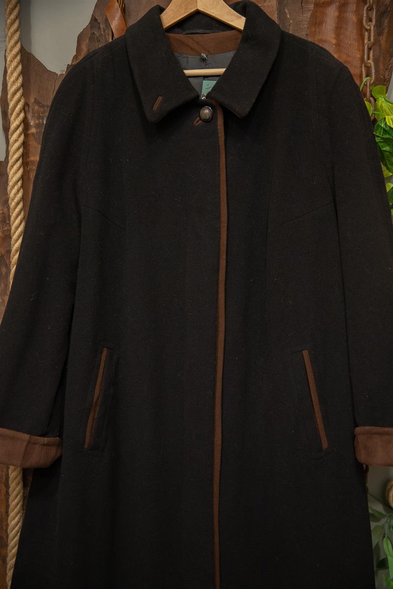 Classic 90s Wool Kaşe Kaban