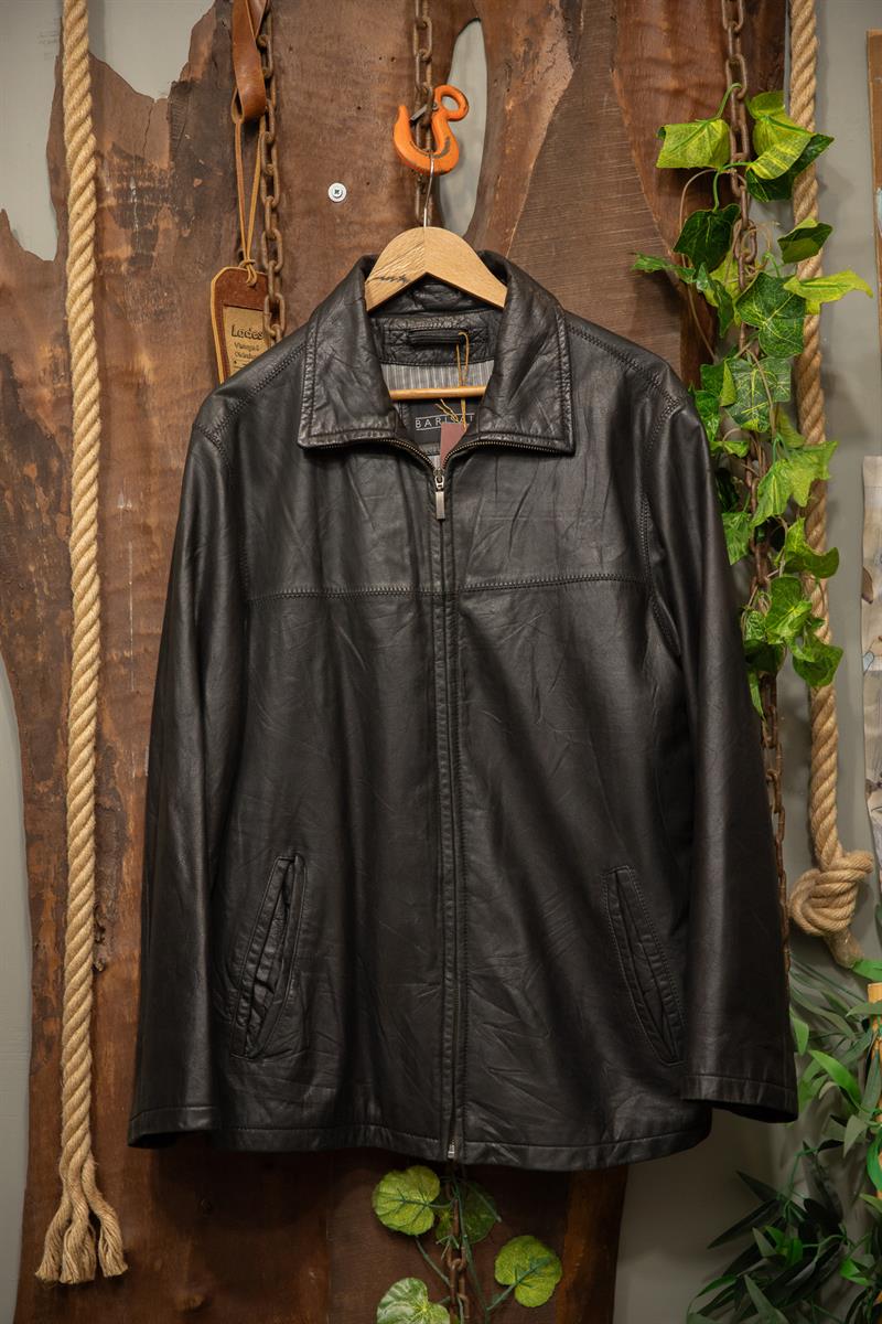 Classic Black Biker Deri Ceket