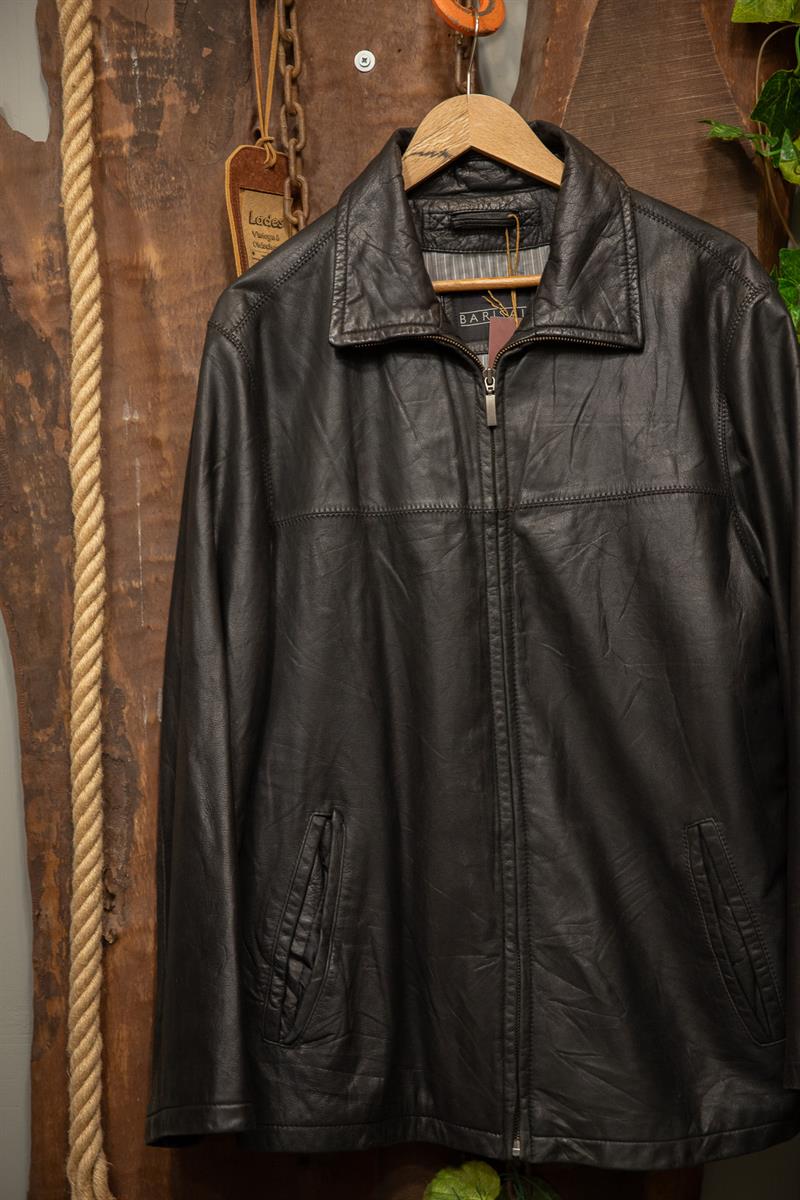 Classic Black Biker Deri Ceket