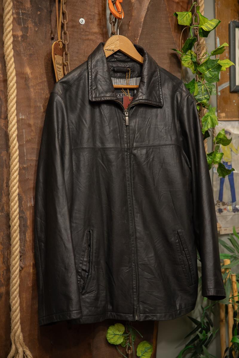 Classic Black Biker Deri Ceket