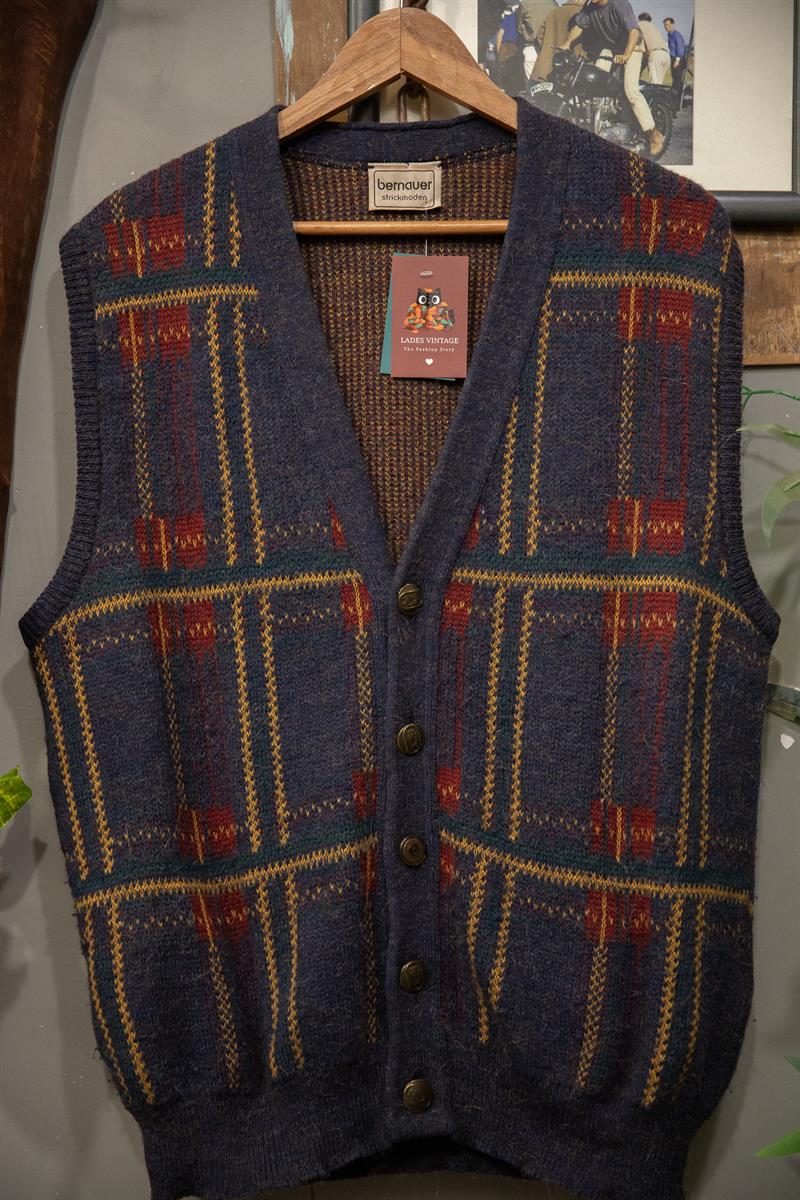 Classic Etnik Yelek-Sweater