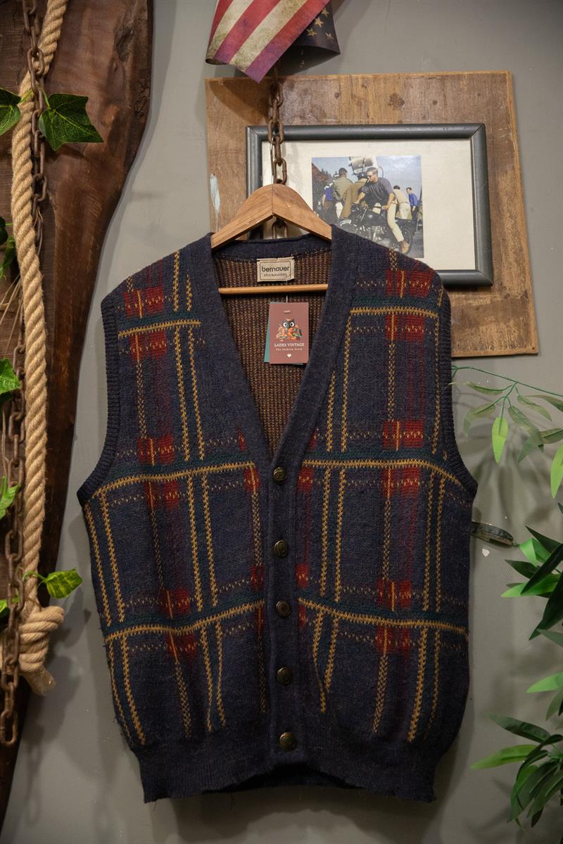 Classic Etnik Yelek-Sweater