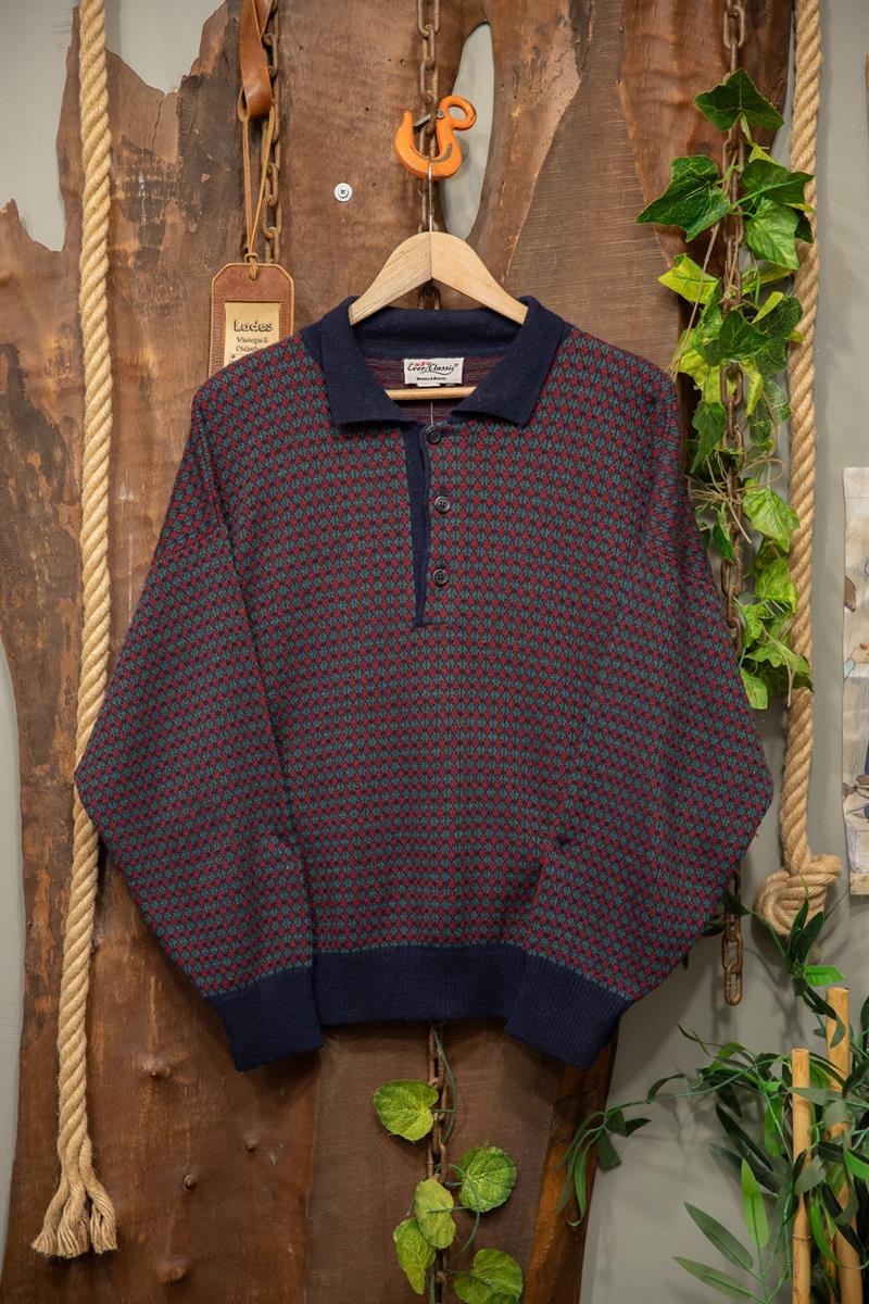 Classic Polo Yaka Yün Kazak