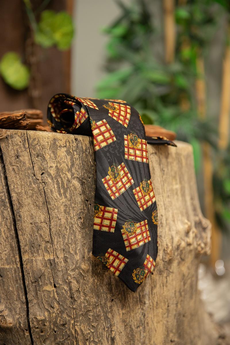 Classic Preppy Ekose Kravat