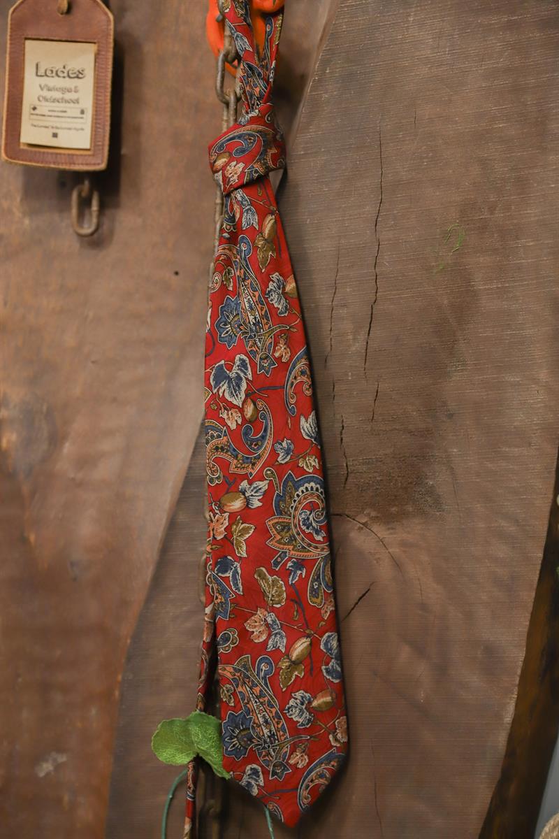 Classic Red Paislet İpek Kravat