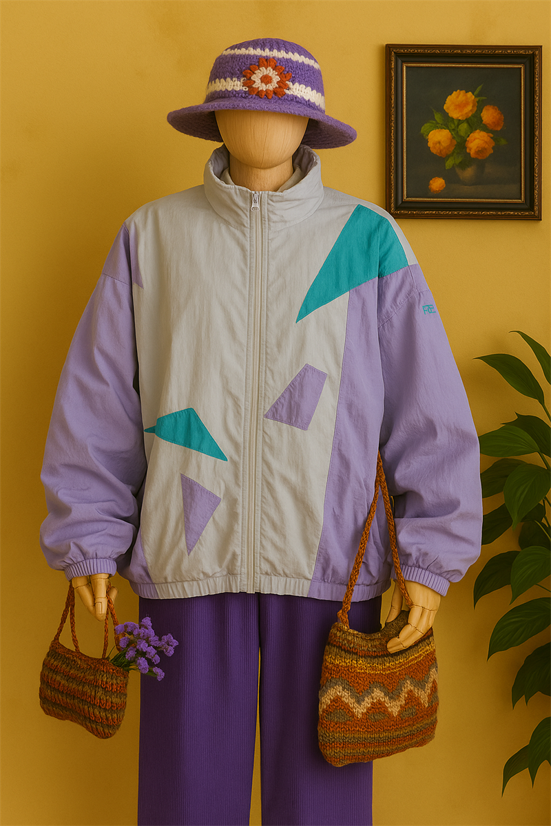 Colorblock 90s Ceket