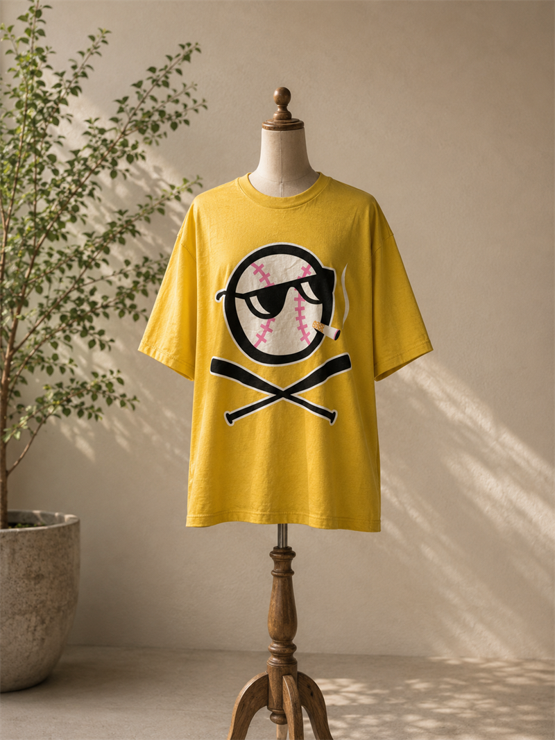 Cool Baseball Yellow Tişört