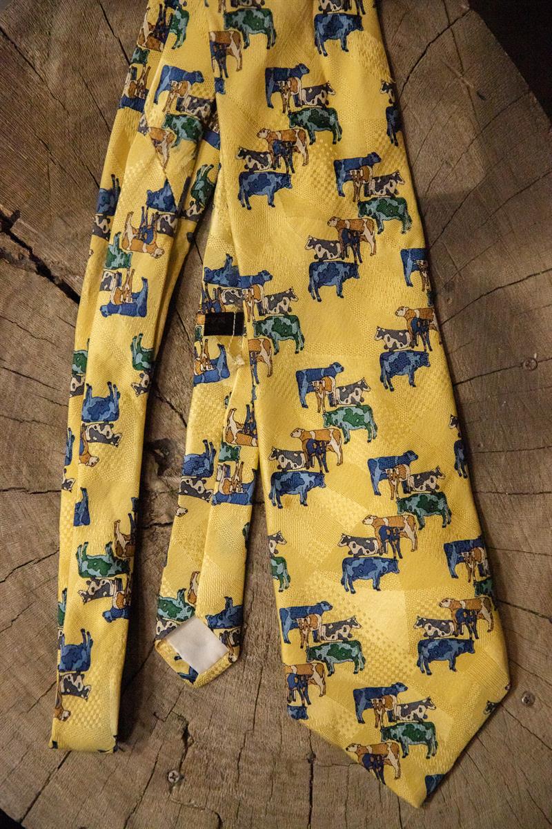 Cow Print Tie