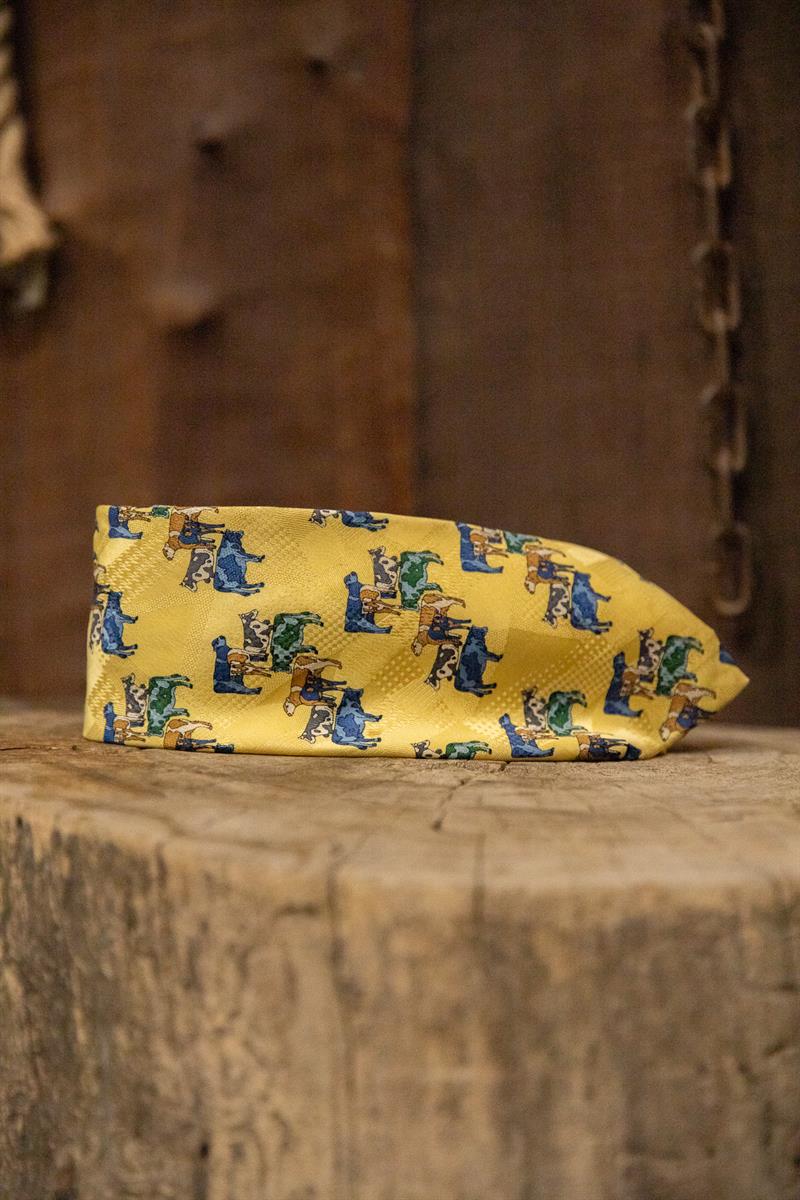 Cow Print Tie