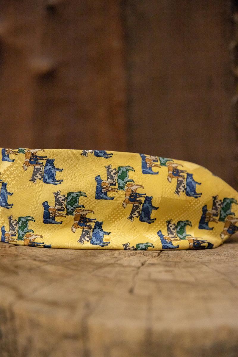 Cow Print Tie