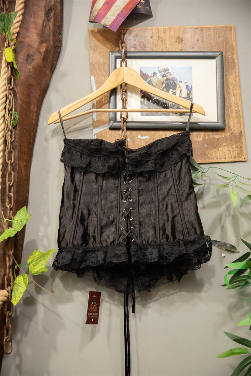 Dantel Detaylı Korset