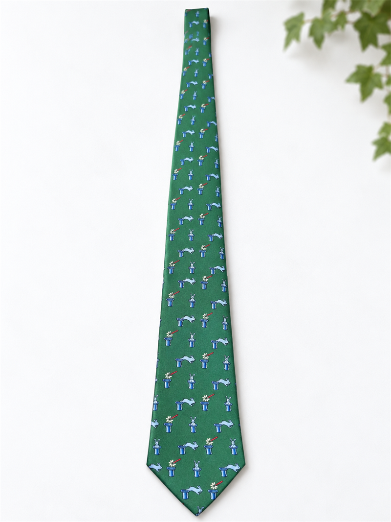 Dark Green Magic Bunny Kravat