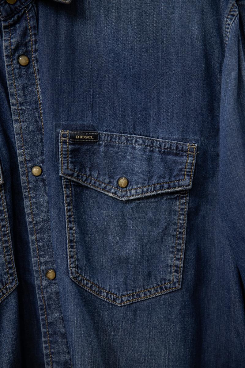 DIESEL Orginal Unisex Kot Gömlek