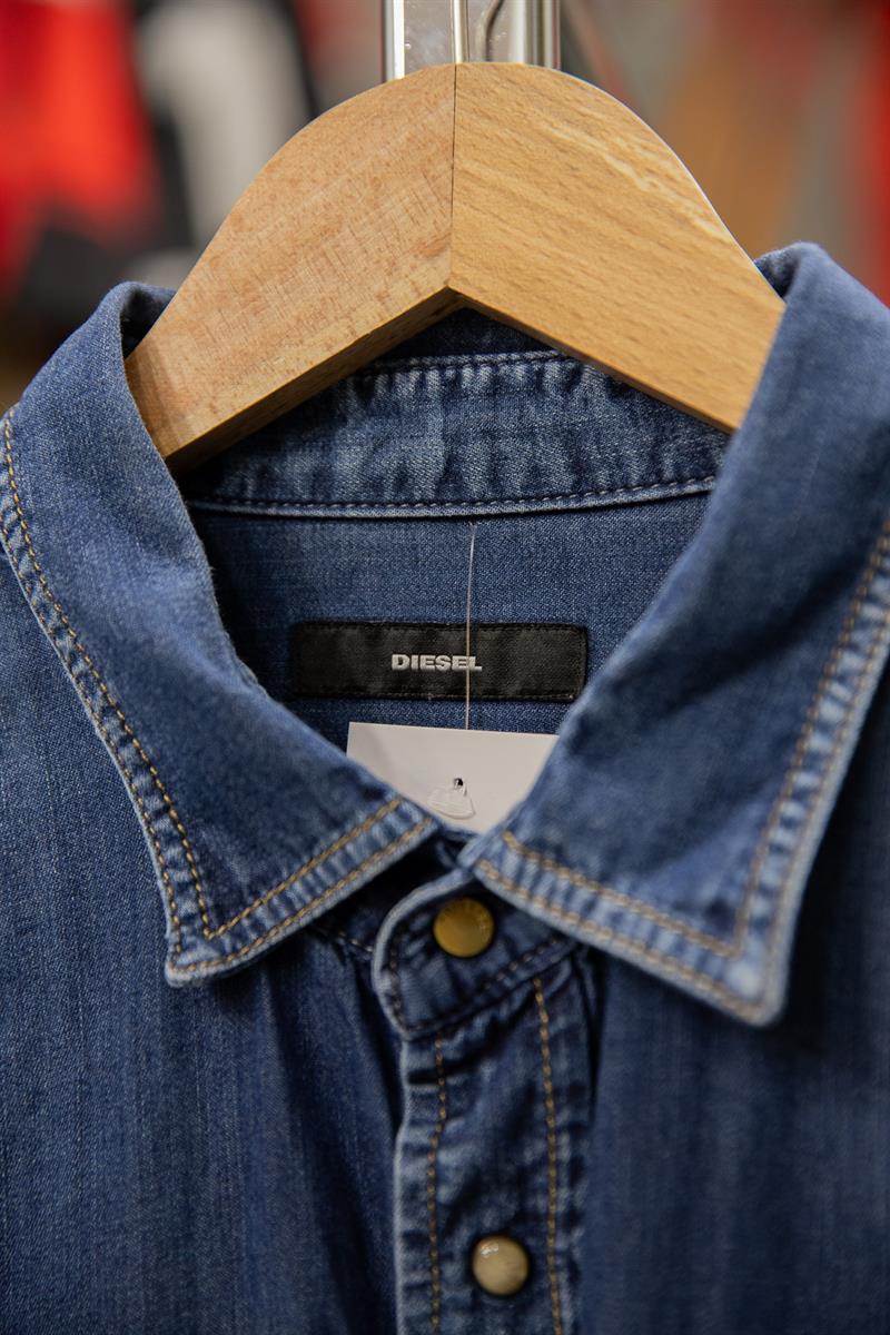 DIESEL Orginal Unisex Kot Gömlek