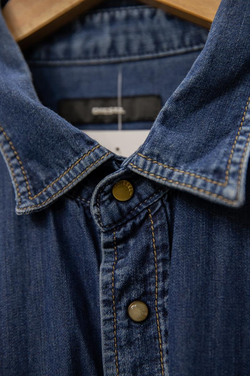 DIESEL Orginal Unisex Kot Gömlek