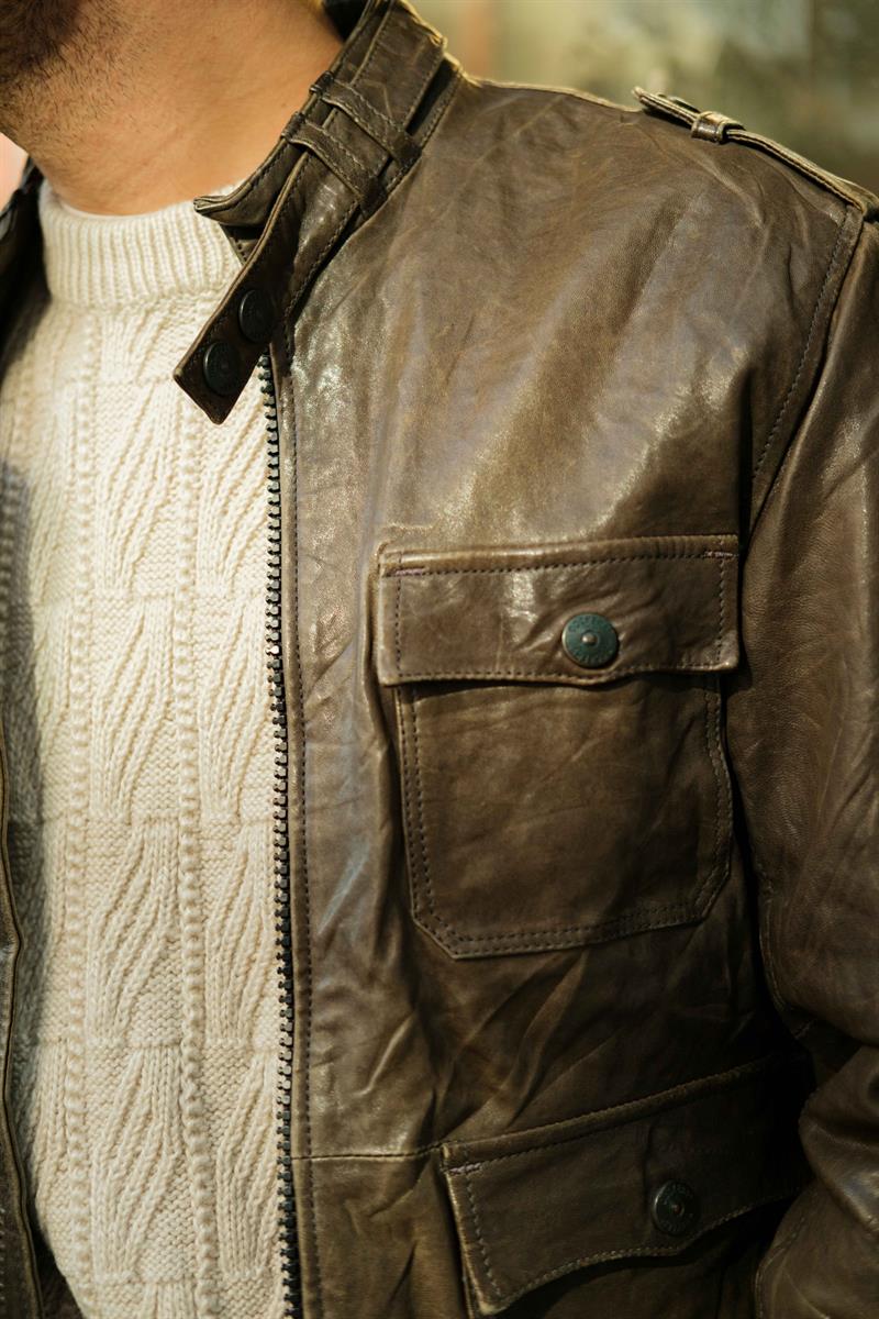 DOCKERS  DERİ CEKET