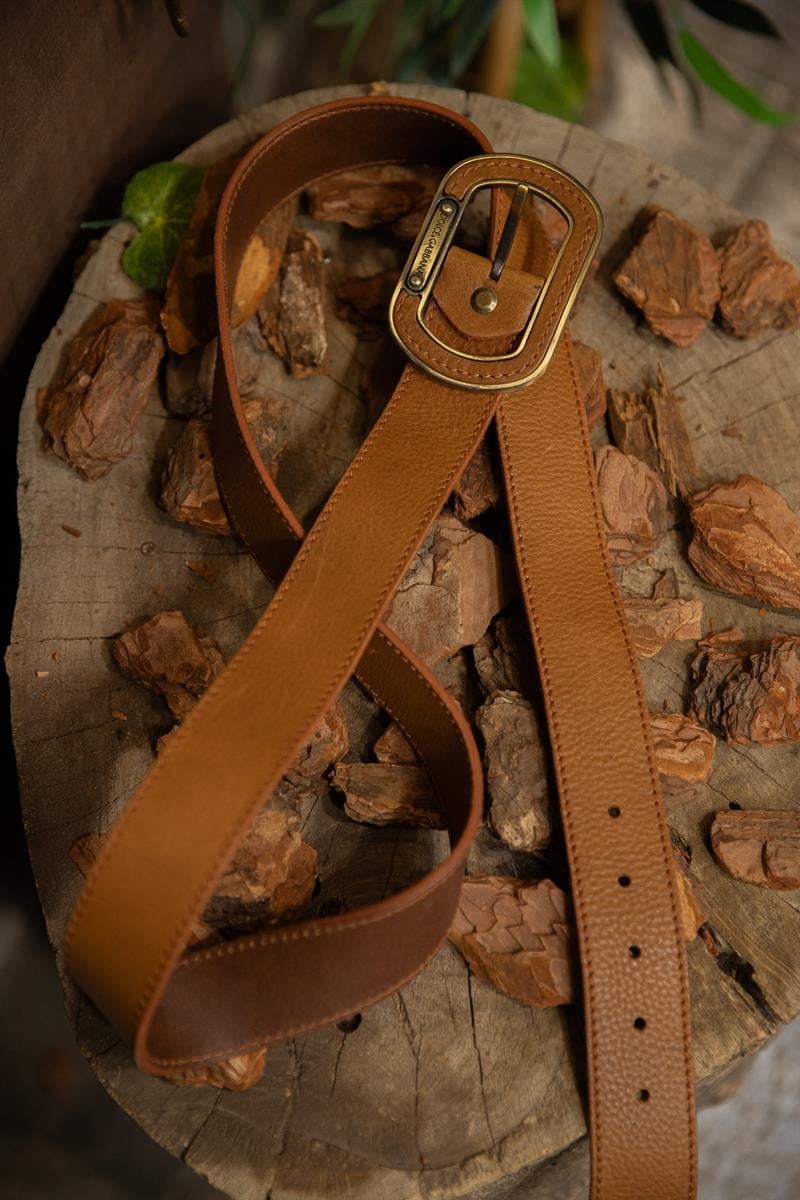 Dolce Gabbana Western Deri Kemer