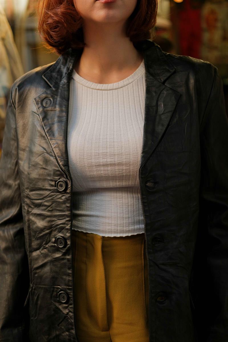 DREAMERS Blazer Model Kadın Deri Ceket