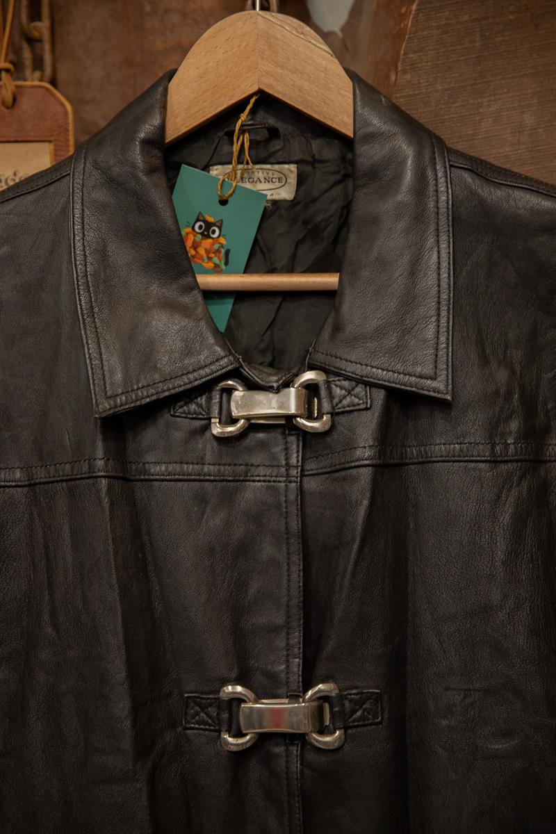 Duffle Vest Moto Deri Yelek