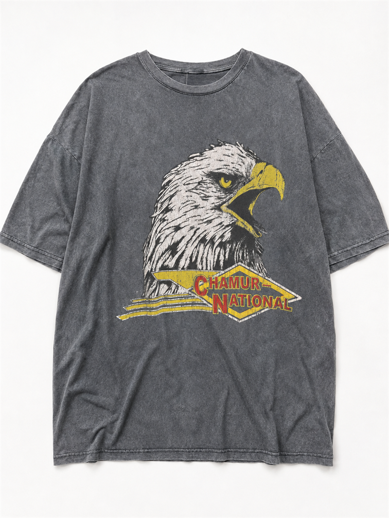 Eagle Acid Wash Oversized Tişört